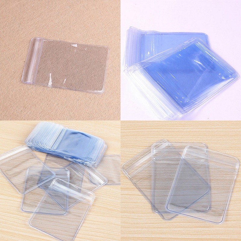 Bộ 100 Túi Nhựa PVC Trong Suốt Mới