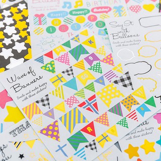 Sticker trang trí sổ, làm thiệp đủ mẫu