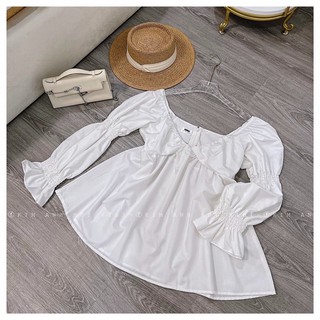 (Hàng SHE BY N.G.N) Áo babydoll dài tay