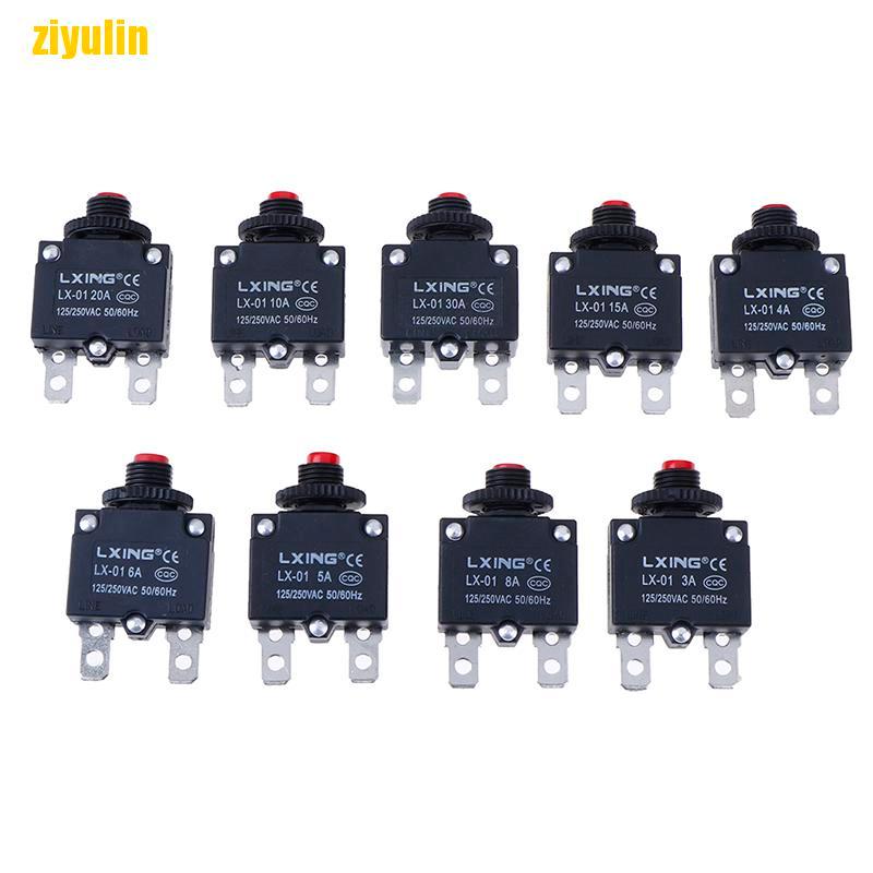 Cầu Dao Bảo Vệ Quá Tải 3A 4A 5A 6A 8A 10A 15A 20A