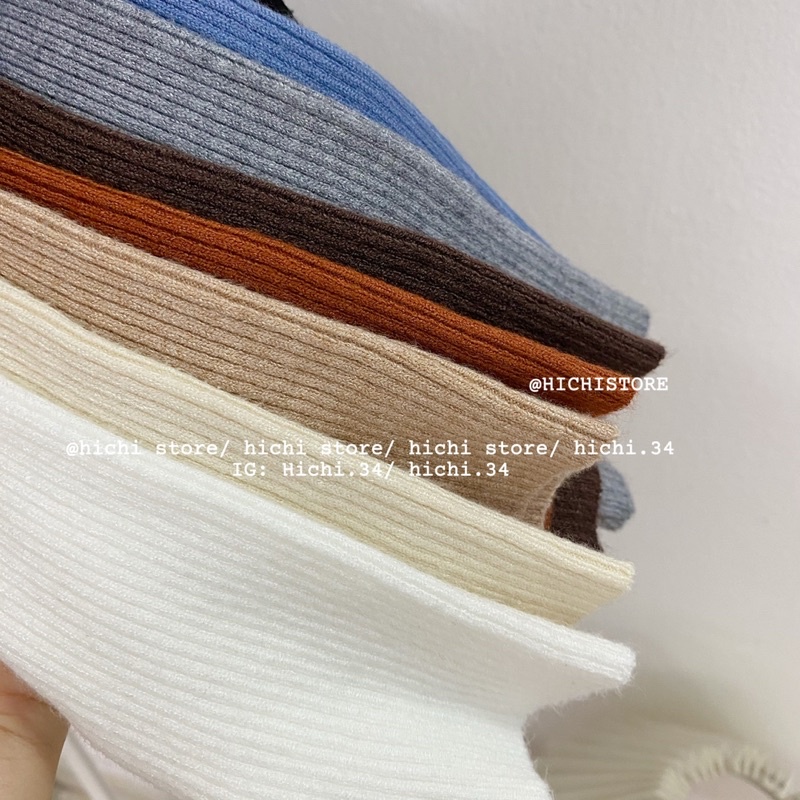 áo len cổ lọ body xịn ẢNH THẬT VIDEO mùa đông hichi | BigBuy360 - bigbuy360.vn