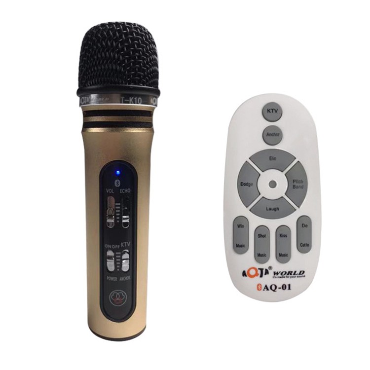 Micro Thu Âm Karaoke Livestream ATK10 - Tích Hợp Sound Card K10 Thế Hệ Mới 2020