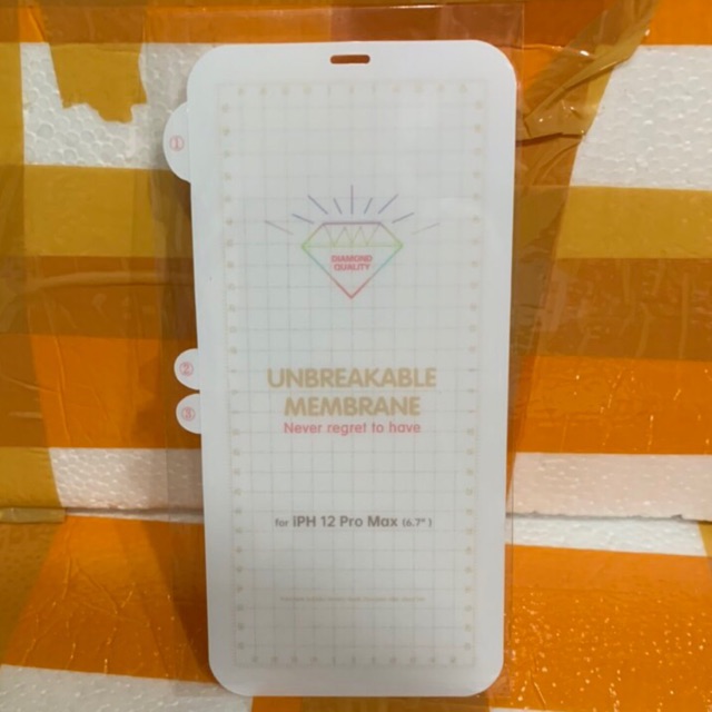 Dán dẻo PPF cho iPhone 12 Pro Max 6.7 inch trong suốt (mặt trước)