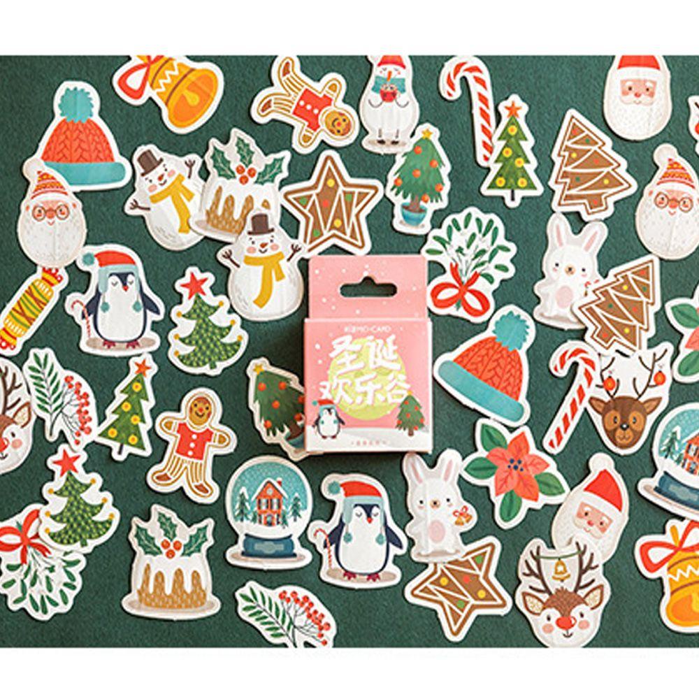 Đề Can Dán Trang Trí Hành Lý / Đồ Chơi Hình Ông Già Noel / Người Tuyết DIY