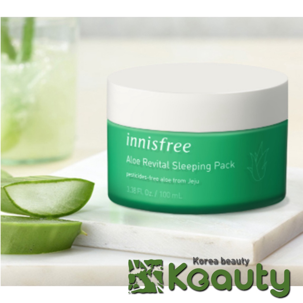 Mặt nạ ngủ dưỡng da nha đam Innisfree Aloe Revital Sleeping Pack