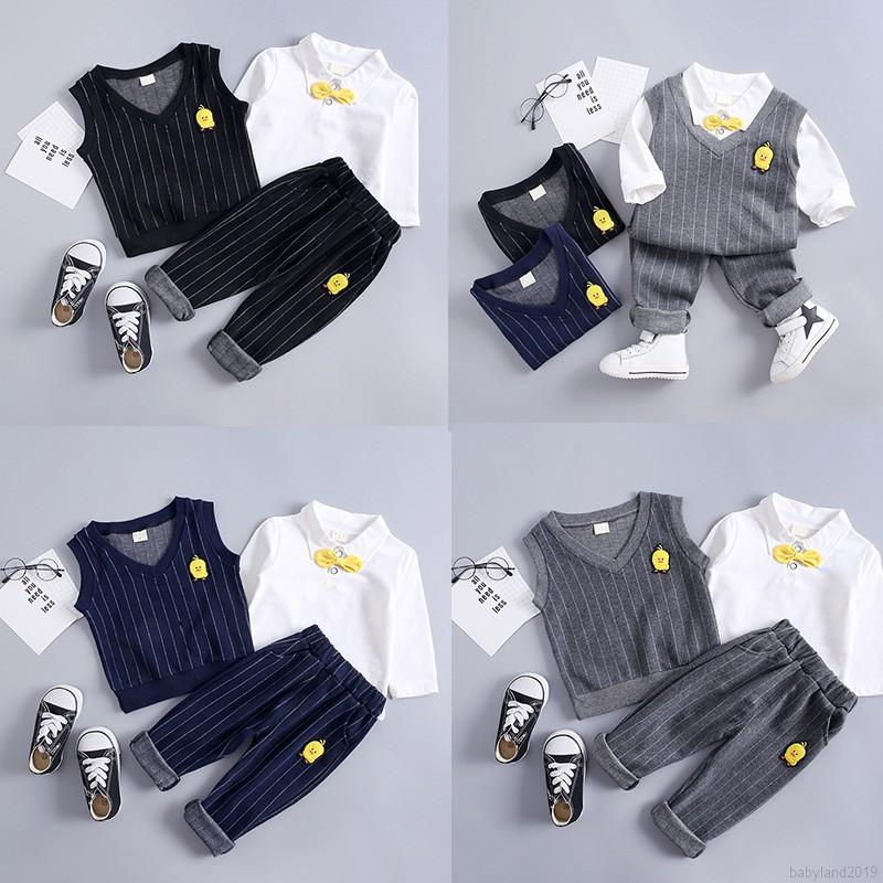 Set áo vest và quần dài lịch lãm cho bé trai