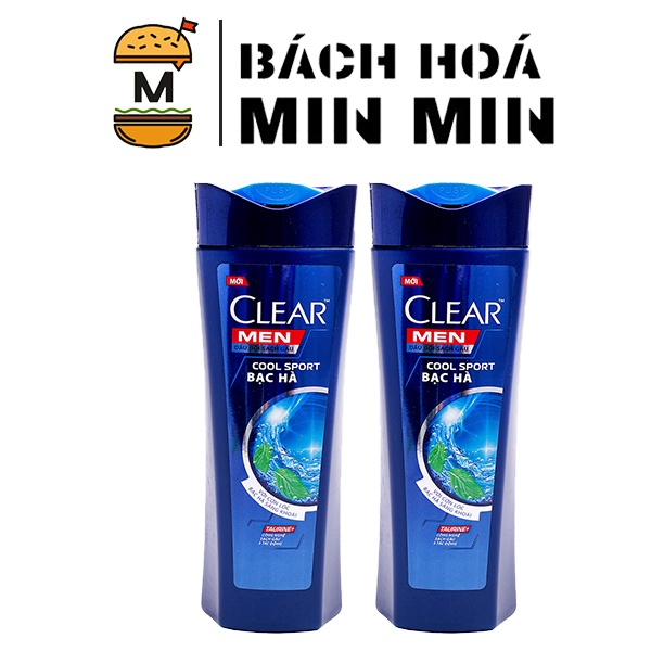 Dầu gội Clear Men sạch gàu và ngăn gàu sạch sâu 330ml có tặng kèm Clear Men 3in1 69ml
