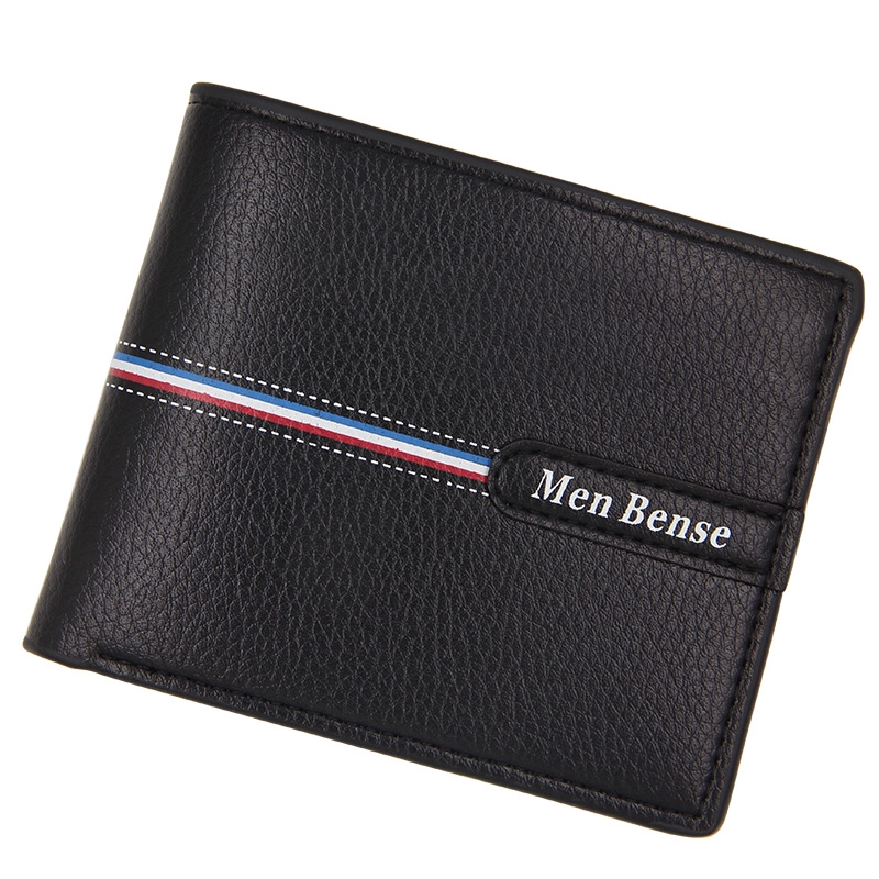 VERSDO Men's Leather Wallets Short Soft PU Leather Wallets