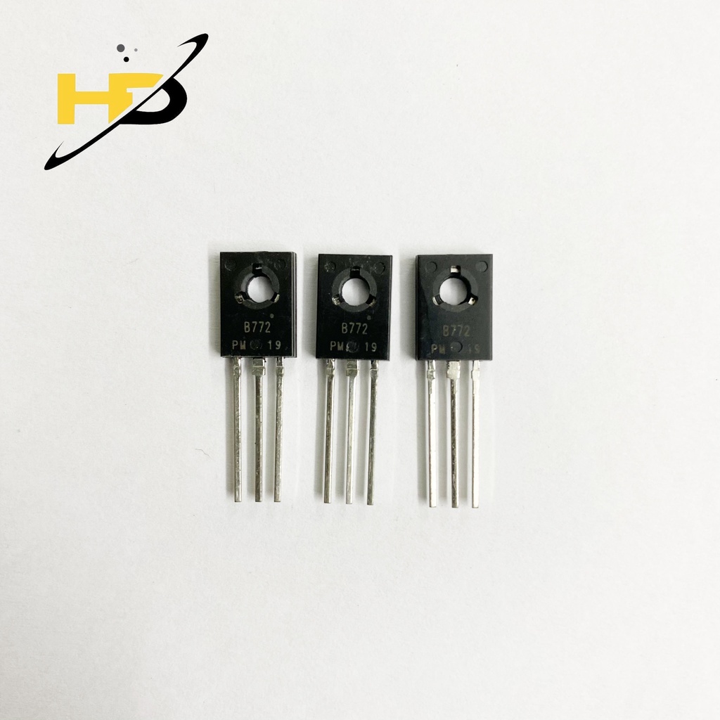 Gói 5 Con Transistor Khuếch Đại PNP 3A 30V B772 Loại Tốt