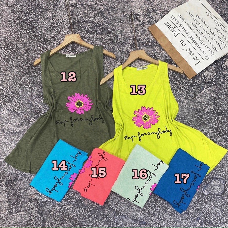 Áo thun giấy form rộng ba lỗ MẪU TỔNG HỢP (P3)