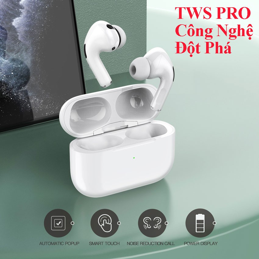 Tai Nghe Không Dây kiểu dáng A.I.R.PODS chính hãng SD DESIGN AP TWS định vị đổi tên, kết nối Bluetooth,âm thanh cực chất