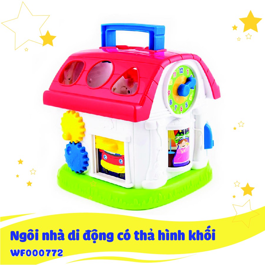 Nhà thả khối có đèn nhạc Winfun 0772