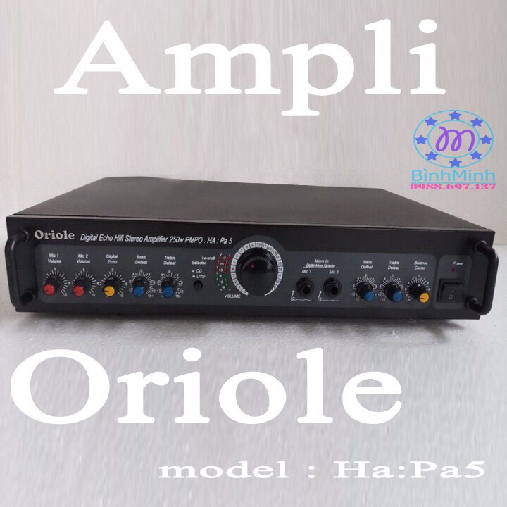 Âm Li Oriole HA Pa5 -350W | Ampli Karaoke - Am Ly