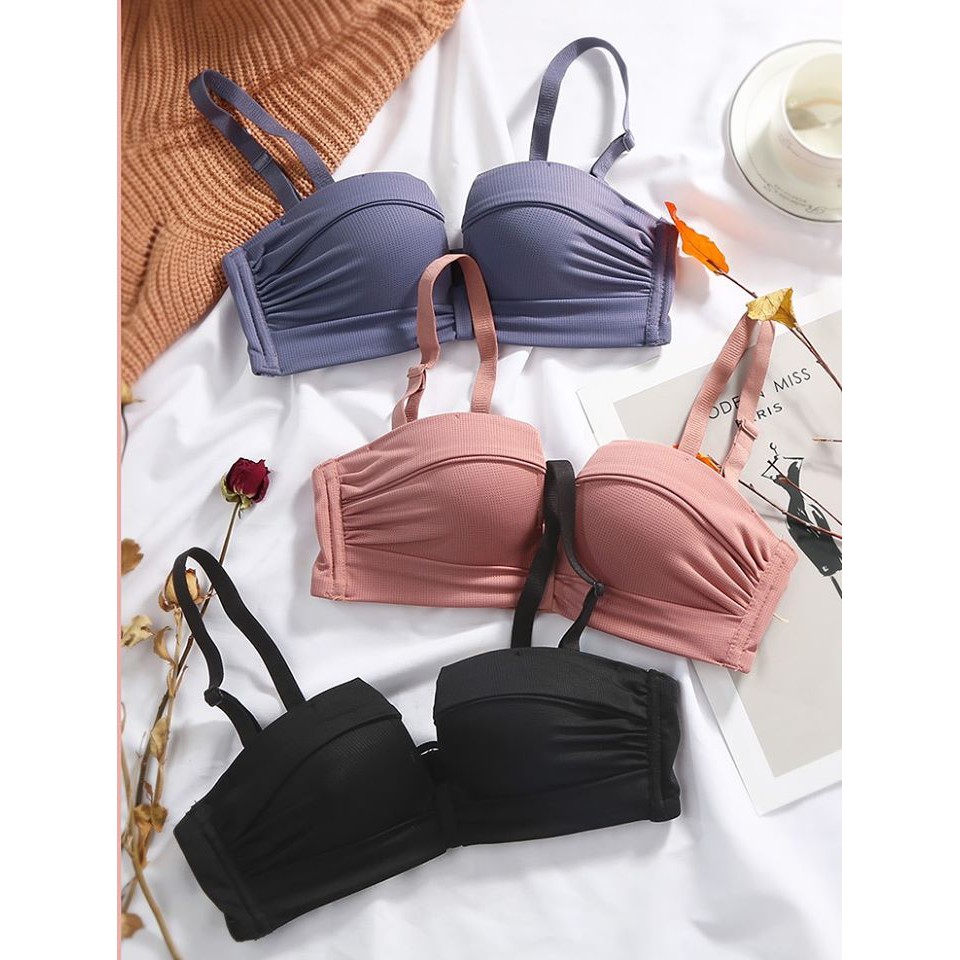 ÁO LÓT NỮ, ÁO NGỰC ĐÚC SU QUẢ NGANG THÔNG HƠI KHÔNG GỌNG NÂNG NGỰC TÔN VÒNG 1 - AL quả Vuông