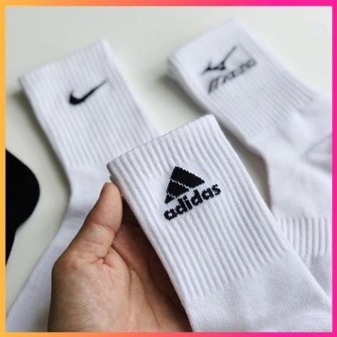 Tất vớ dệt kim Puma, Adidas, Nike, Mizuno, Jordan, Champion, Drew, NY, MLB. Cổ cao,nam nữ,thời trang, thể thao, đá bóng.