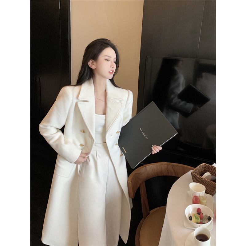 (Order) Áo măng tô dạ dáng dài | BigBuy360 - bigbuy360.vn