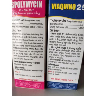 Bộ đôi đặc biệt hiệu quả phân trắng lợn con