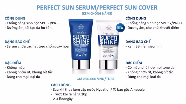 Chống nắng SUPER SHINE COSMEHEAL