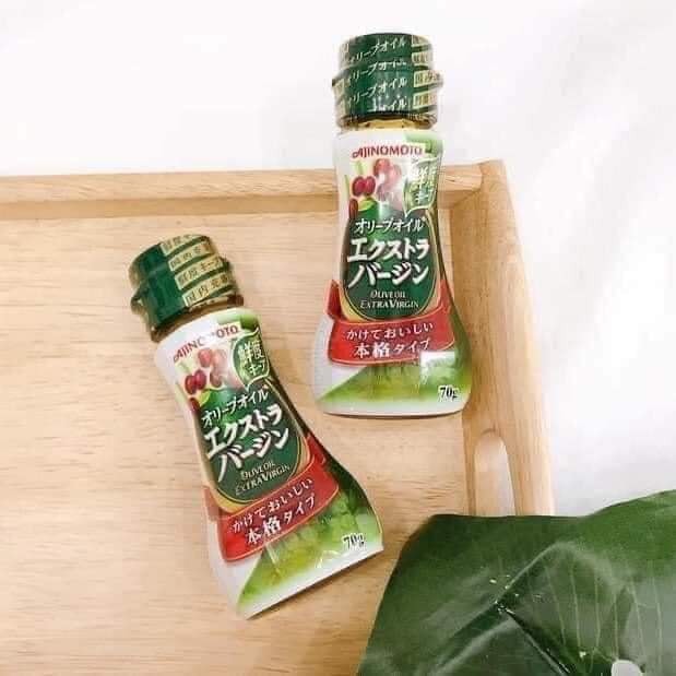 Dầu Oliu Cho Bé, Dầu Oliu Nguyên Chất AJINOMOTO Nhật Bản 70g Bổ Sung OMEGA Vitamin Tốt Cho Người Già Trẻ Em Date 2023