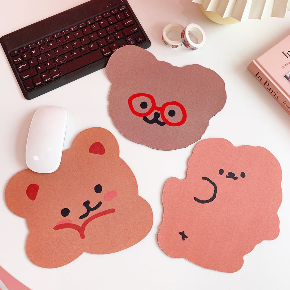 Tấm Lót Chuột Bằng Silicon Mềm Chống Thấm Nước Hình Hoạt Hình Dễ Thương