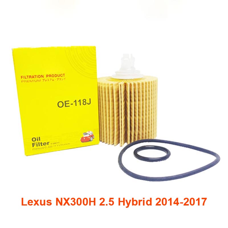 Lọc nhớt Lexus NX300H 2.5L AZ10 Hybrid 2014-2017 mã OE118J của JS Asakashi Nhật Bản