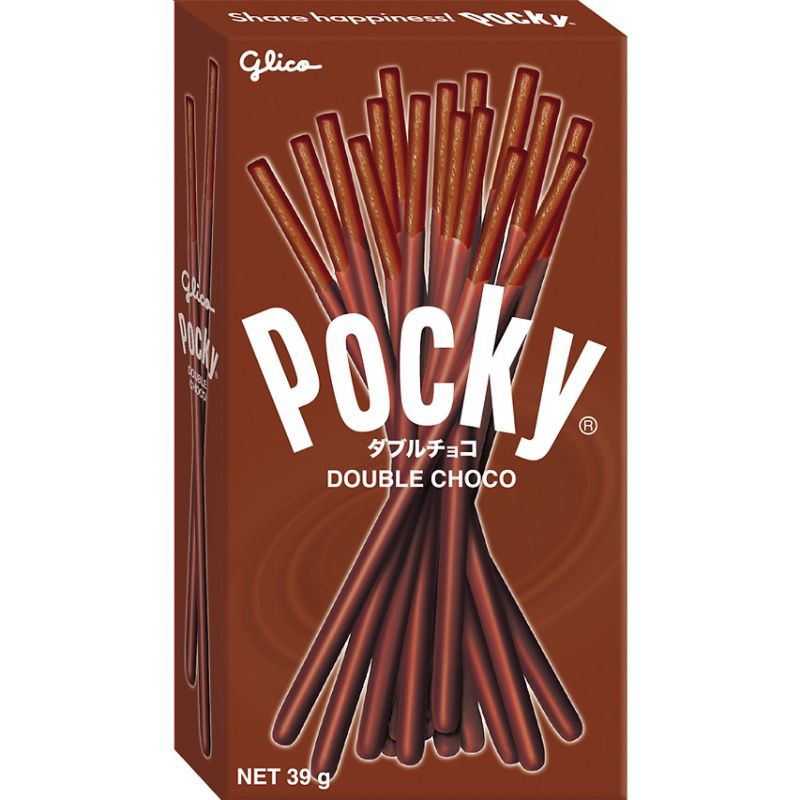 Combo 10 hộp bánh Pocky vị nhân đôi Socola 39g Thái Lan