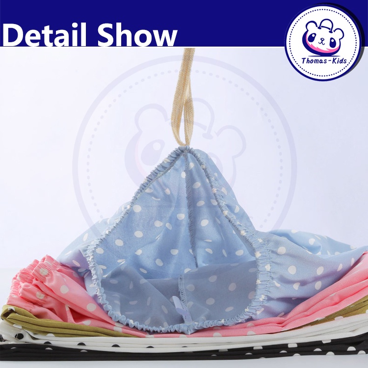 Quần Dài Chống Muỗi Thân Thiện Với Da Họa Tiết Chấm Bi Thời Trang Mùa Hè Cho Bé Gái 2-12 Tuổi