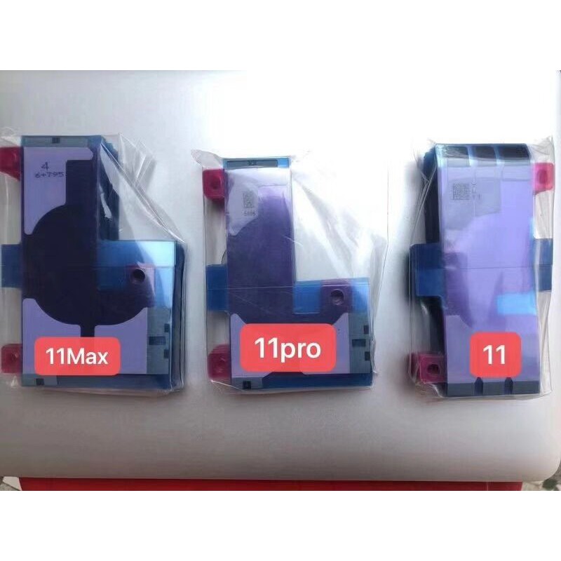 Bộ 10 Miếng Dán Pin Cho Iphone 11 Pro Xs Xr Max X 4 5s 5c 6 6s 7 8 Plus