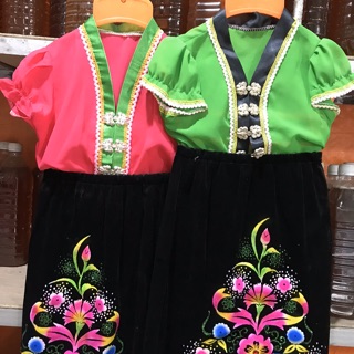BỘ ÁO CÓM DÂN TỘC THÁI CHO BÉ