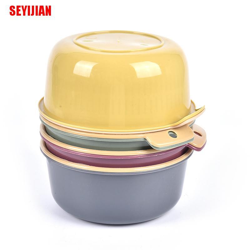 Dụng Cụ Rửa Rau Củ Quả Hai Lớp Có Thể Tháo Rời Nhỏ Gọn