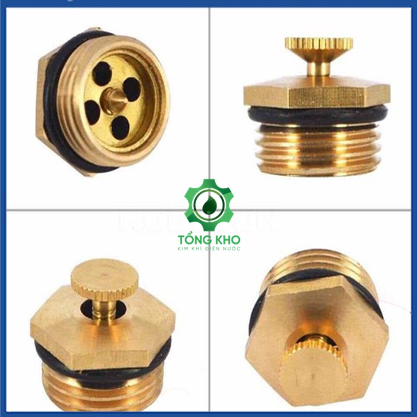 Béc phun sương bằng đồng nguyên chất hình cánh quạt ( ren ngoài 21mm) bán kính tưới 6-8 mét - Tổng kho kim khí điện nước