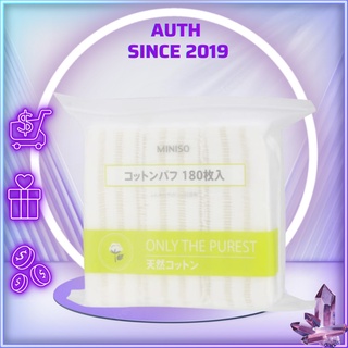 Bông tẩy trang Miniso Nhật Bản 180 miếng