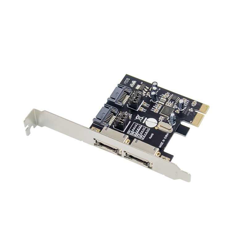 Card Mở Rộng Pcie Esata Sata Iii Mở Rộng Pci-E Sang Sata3.0 6gb / S Pci-E Express Adapter Asm1061 | BigBuy360 - bigbuy360.vn