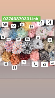 Cột tóc Scrunchie đồng giá 12k # bán hàng có tâm