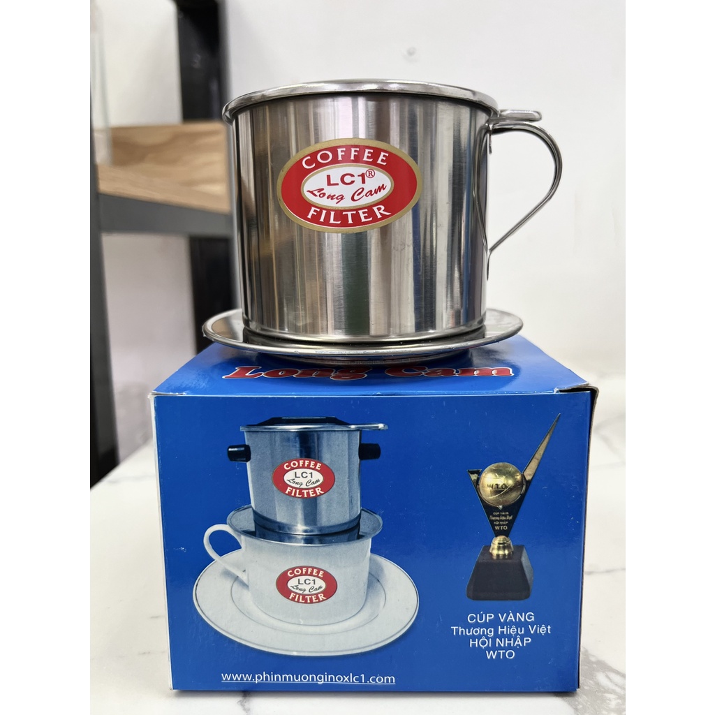 GIÁ SỈ TẠI XƯỞNG Phin pha cafe cà phê inox đẹp trung nguyên inox cỡ lớn chuẩn các cỡ số 9-10-Đại đẹp cao cấp sáng bóng