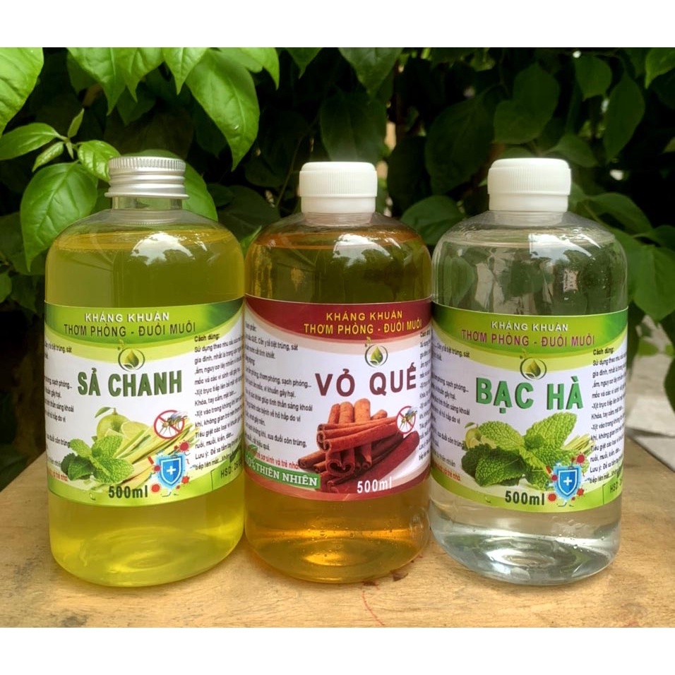 1 Lít  :Sả chanh - Quế - Bạc Hà - Hoa Hồng -Sen Trắng.....NƯỚC LAU SÀN,   khử khuẩn, Đuổi muỗi