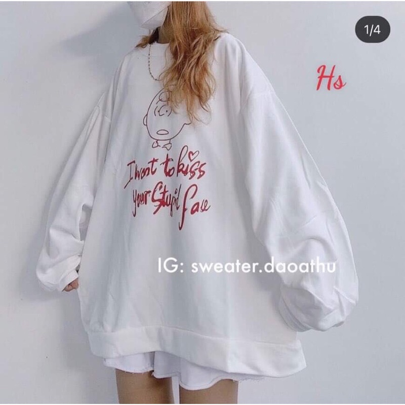 Áo sweater cậu bé to kiss HSU1