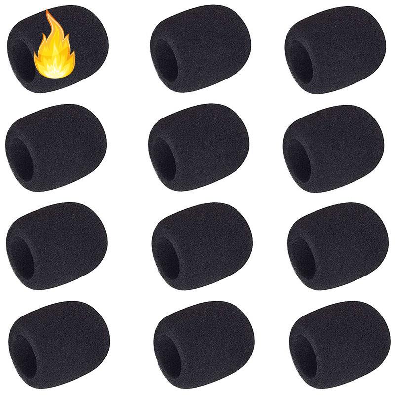 Set 50 Miếng Xốp Bọc Đầu Micro Mini Chắn Gió 30Mm X 22Mm