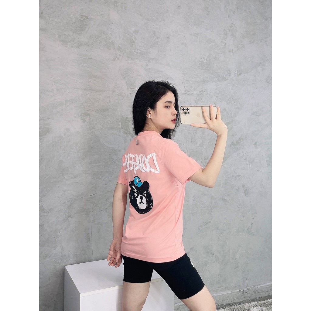 (HÀNG XUẤT XỊN) Áo hồng cam 1837 MEGABEAR L..A DOGERS TEE Made in V/N full tag code  Size XS S M L