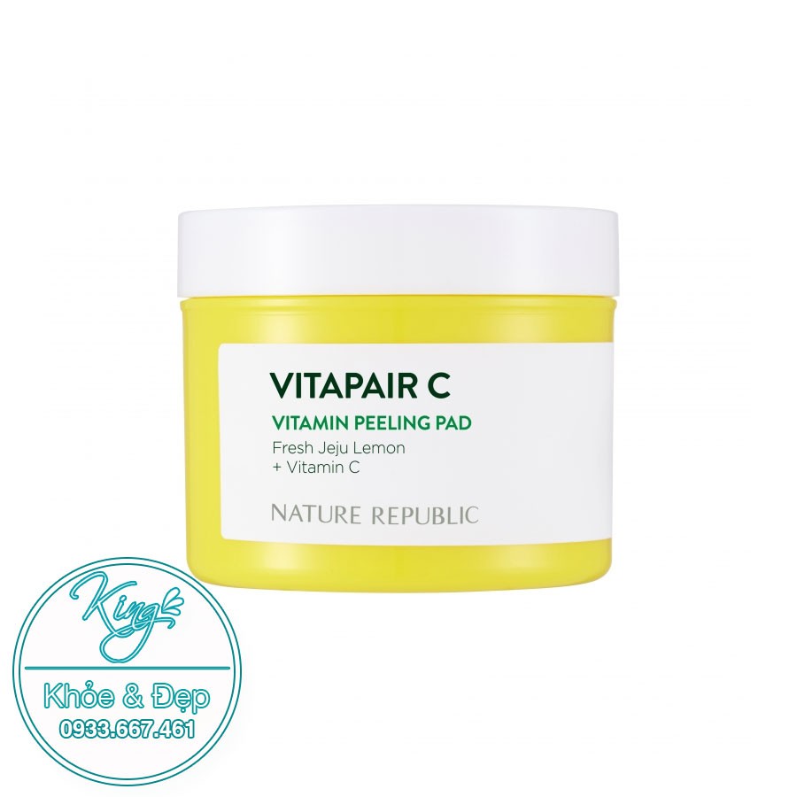 Nước Hoa Hồng Nature Republic Vitapair C Vitamin Peeling Pad