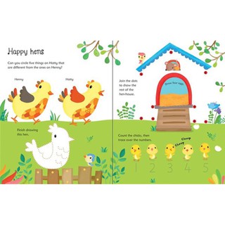 Sách - Anh: Wipe-Clean: Farm Activities