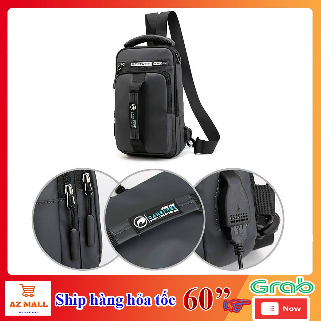 Túi Đeo Chéo Nam Kiêm Balo Thời Trang Bền Đẹp Trống Bụi Trống Nước | BigBuy360 - bigbuy360.vn