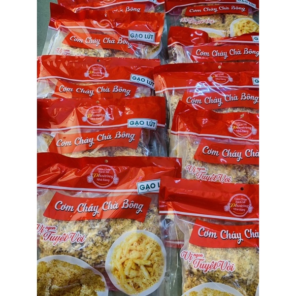 Cơm cháy gạo lứt chà bông hiệu Phương Nhà Bàng 1 bịch 170gr