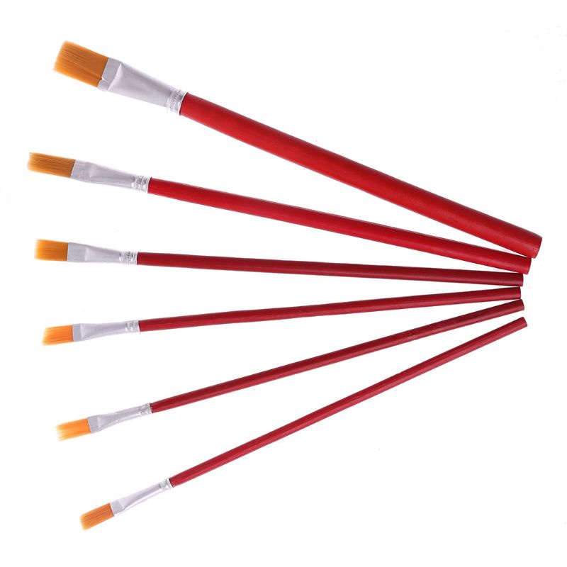 Set 6 Cọ Vẽ Tranh Sơn Dầu Chuyên Nghiệp Mới