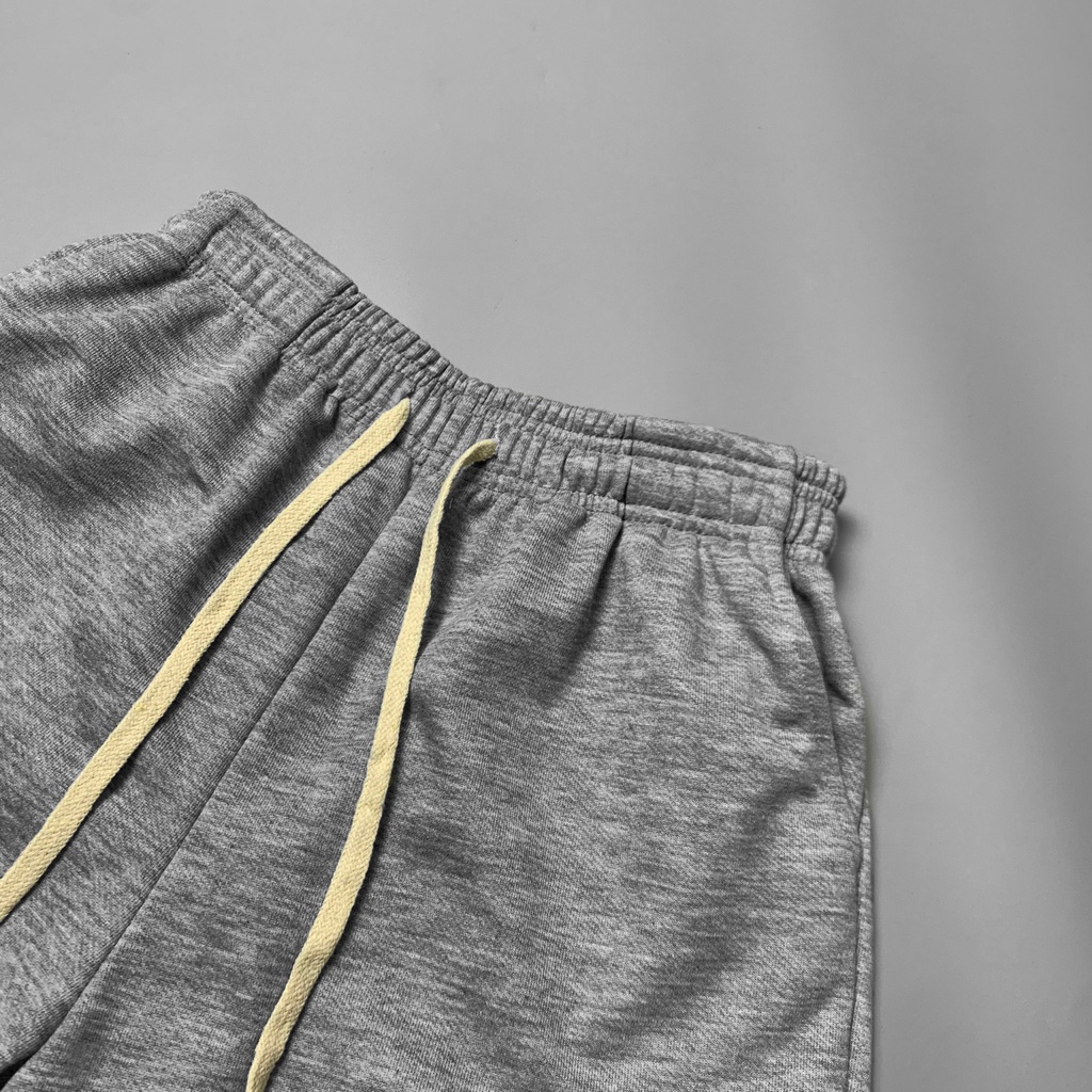 Quần short DWA Unisex trơn không gấu, quần short nỉ nam nữ thời trang unisex