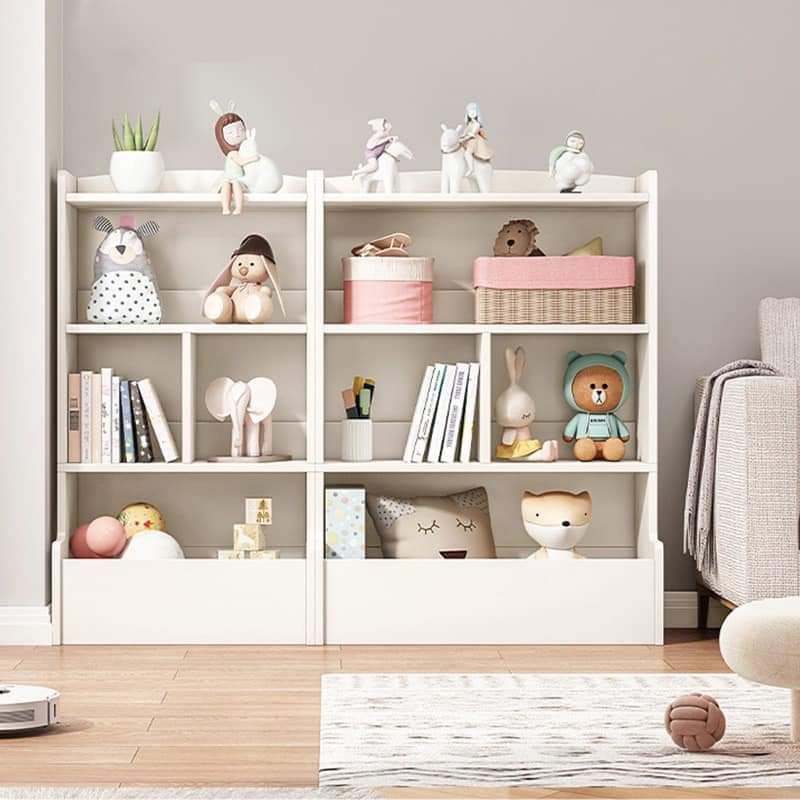 Tủ Sách, Kệ Decor Thiết Kế Thông Minh 5 Tầng Kết Hợp Trang Trí Và Lưu Trữ