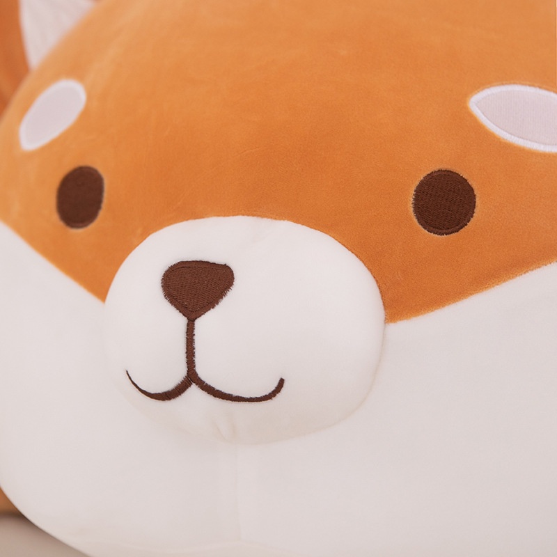 Gấu bông chó Gối Ôm Hình Chú Chó Shiba Inu Biểu Tượng Cảm Xúc Dễ Thương