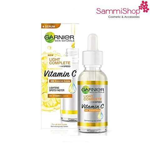 Garnier Tinh chất Skin Naturals Light Complete White Speed Vitamin C Booster Serum