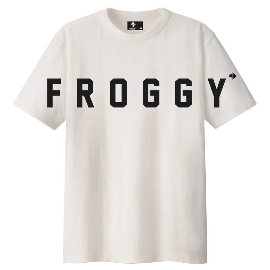 Áo thun tay lỡ nam nữ FROGGY phông unisex cotton cao cấp oversize form rộng hoạ tiết in chữ FROGGY phản quang siêu chất | BigBuy360 - bigbuy360.vn