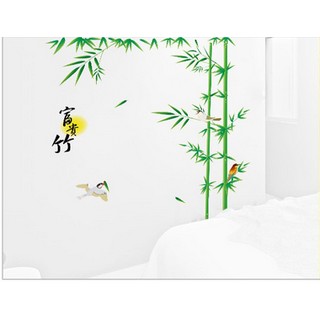 Decal dán tường decal trang trí cây trúc to 2 PK101 (có keo sẵn)